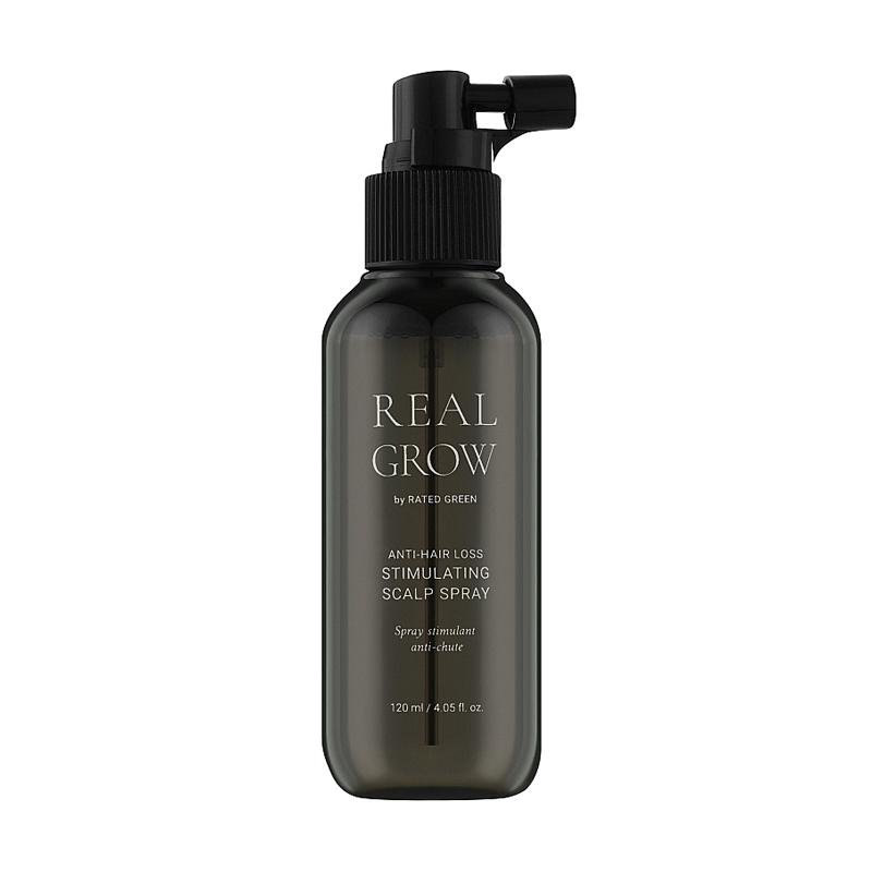 Спрей для шкіри голови Rated Green Real Grow Anti-Hair Loss Stimulating Scalp Spray проти випадіння волосся, 120 мл