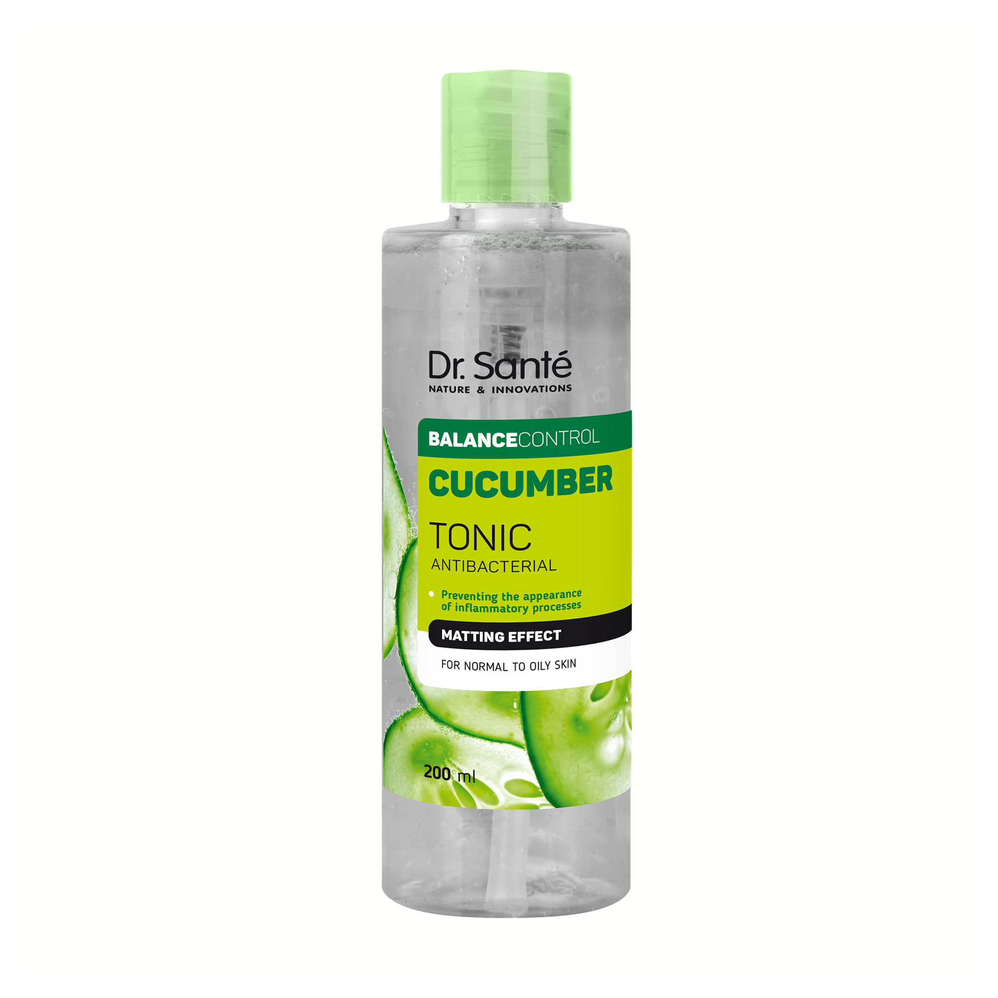 Тонік для обличчя Dr. Sante Cucumber Balance Control, 200 мл